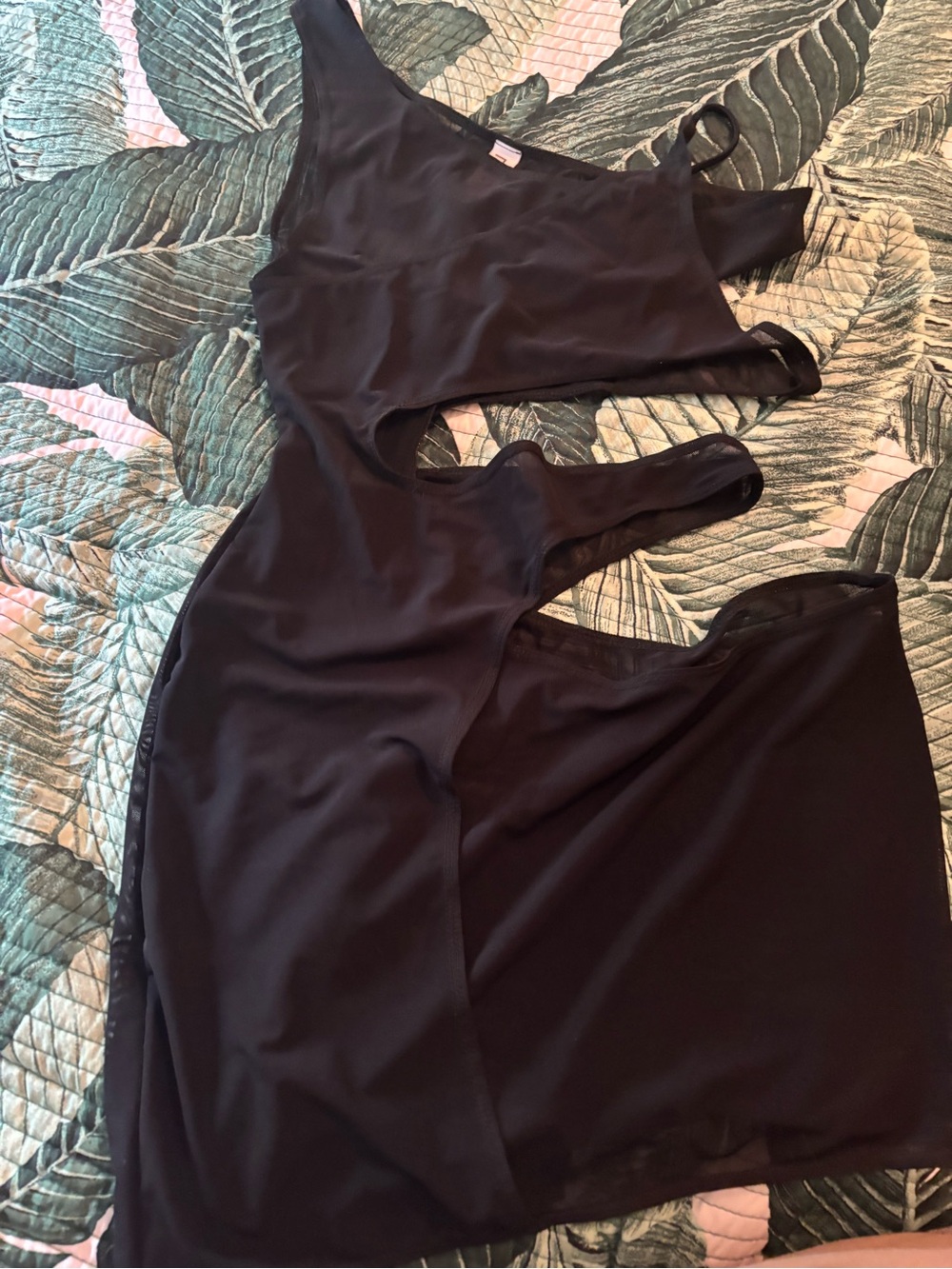 Lips and honey Black Women's Cutout Slip Dress - 1pc